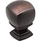 Jeffrey Alexander 1" Overall Length  Brushed Oil Rubbed Bronze Katharine Cabinet Knob 188L-DBAC - alternate 1